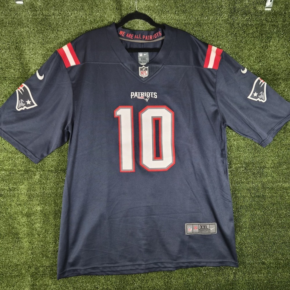 Nike New England Patriots Mac Jones #10 Jersey XXL NFL On Field Navy Football